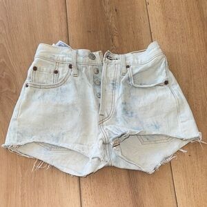 Levi's Light Wash Jean Shorts